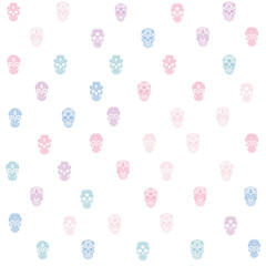 skull pattern, skull seamless background texture