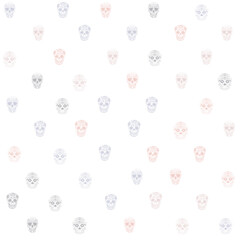 skull pattern, skull seamless background texture