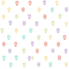 skull pattern, skull seamless background texture