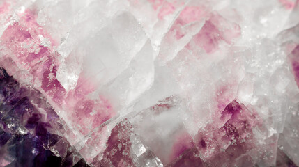Amethyst crystals, background