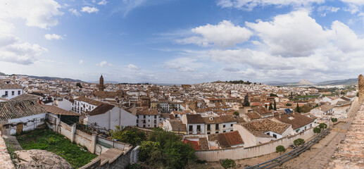 Pueblo blanco de Antequera en andalucia