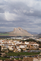 Pueblo blanco de Antequera en andalucia