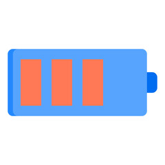 battery flat style icon