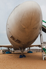 Decommissioned l-1011 TriStar in Cotonou, Benin