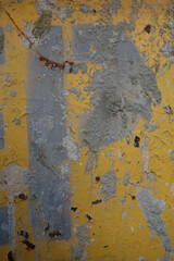 Written Wording in Distressed Typography Found Letter P