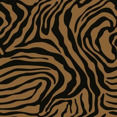 Vector zebra print, seamless trendy texture for printing clothes, paper, fabric.