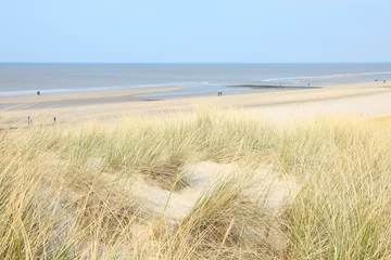 Papier Peint photo autocollant Mer du Nord, Pays-Bas Plage idyllique près de Den Helder en Hollande du Nord, Pays-Bas