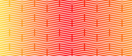 Abstract white striped line serrated pattern on fire background and texture