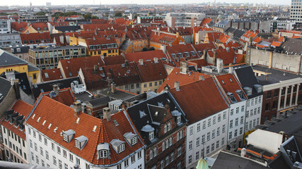 Red roofs in Copenhagen - Scandinavia