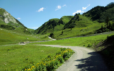 green mountains
