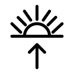 Obraz premium sun icon