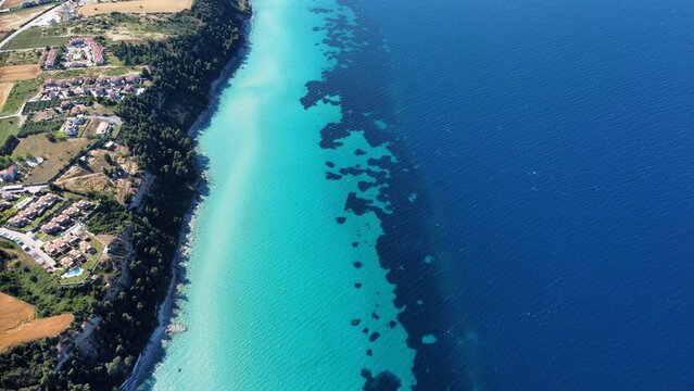 Travel photography Afytos, Greece shots by drone