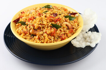 Tomato rice.spicy South Indian rice recipe Tomato pulao or Tomato Rice ,South Indian Thakkali Sadam...