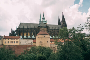 city castle and charles bridge