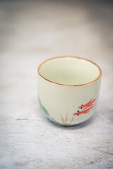 Obraz na płótnie Canvas Beautiful Japanese Sake Vessels and Cups