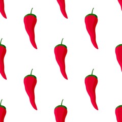 Vegetable seamless peppers pattern for fabrics and textiles and packaging and gifts and cards and linens and kids