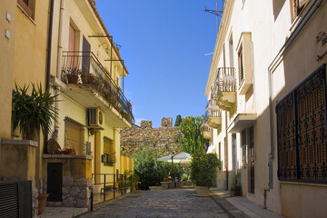Fototapeta na wymiar Architecture of Old Town in Taormina, Sicily, Italy
