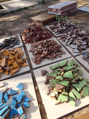 Broken Tiles for Mosaic Art