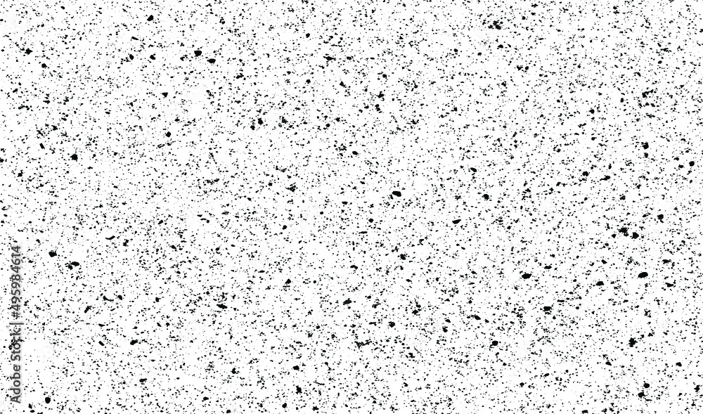 Poster small uneven spots and particles of debris. abstract vector texture. distressed uneven background. g