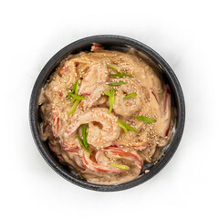 poke on a white background
