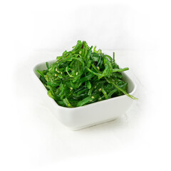 delicious dish on a white background
