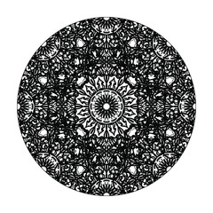Vector round abstract circle. Mandala style.