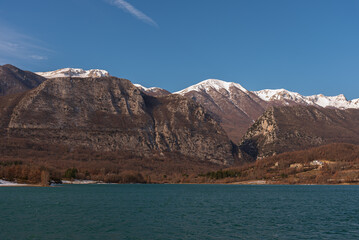 Castel San Vincenzo, Molise. The lake