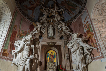 Isernia, Molise. The Sanctuary of SS Cosma e Damiano