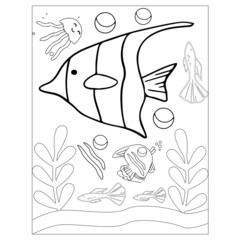 Printable shark coloring pages for kids