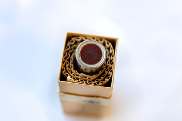 An old radio part. Electronic lamp vidicon for TV cameras.