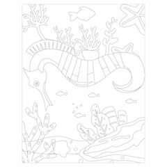 Printable shark coloring pages for kids