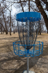 frisbee golf in park