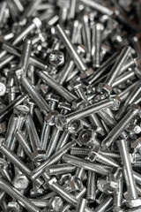 Steel  Bolts background