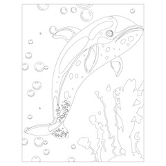 Printable shark coloring pages for kids