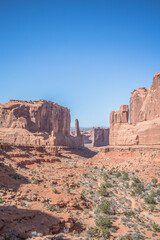 Fototapeta premium Arches National Park located in Utah