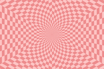 Vector abstract background. Simple  illustration with optical illusion, op art.