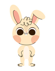 yellow bunny design
