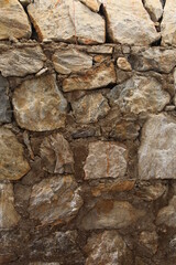 Background of the stone wall. Close up. 