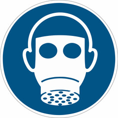 ISO-M017, SB015, Uso obligatorio de máscara de protección, señal, obligación, pictograma, vector, señalética, icono, convencional, señales, imagen, norma, anuncio, símbolo, aviso, normatividad,