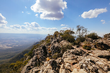 Fototapeta na wymiar Sugarloaf Peak Hike near Marysville in Australia