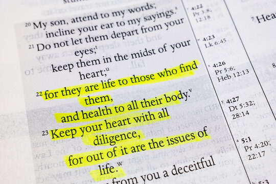 Proverbs chapter 4 verse 22