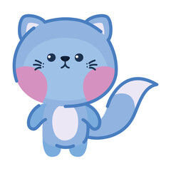 blue cat design
