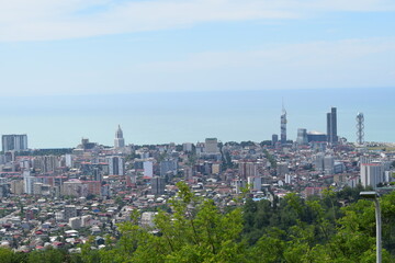 Fototapeta premium view of the city