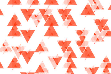 Fototapeta na wymiar Polygonal red mosaic background. Abstract low poly vector illustration. Triangular pattern, copy space. Template geometric business design with triangle for poster, banner, card, flyer
