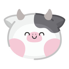 happy cow face
