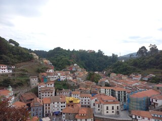 Fototapeta na wymiar View of the town of Cudillero , Asturias, Spain 