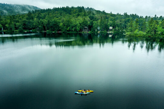 New Hampshire Lake During The Summer 