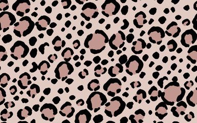 Abstract modern leopard seamless pattern. Animals trendy background. Color decorative vector stock illustration for print, card, postcard, fabric, textile. Modern ornament of stylized skin