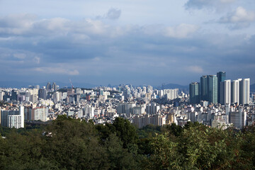 Obraz premium Cityscape of Seoul, South Korea. 