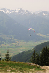The view from Schmittenhohe mountain, Austria	